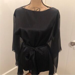 Elegant 100% Silk top S